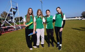 Na zdjęciu reprezentantki naszej szkoły na Licealiadzie.