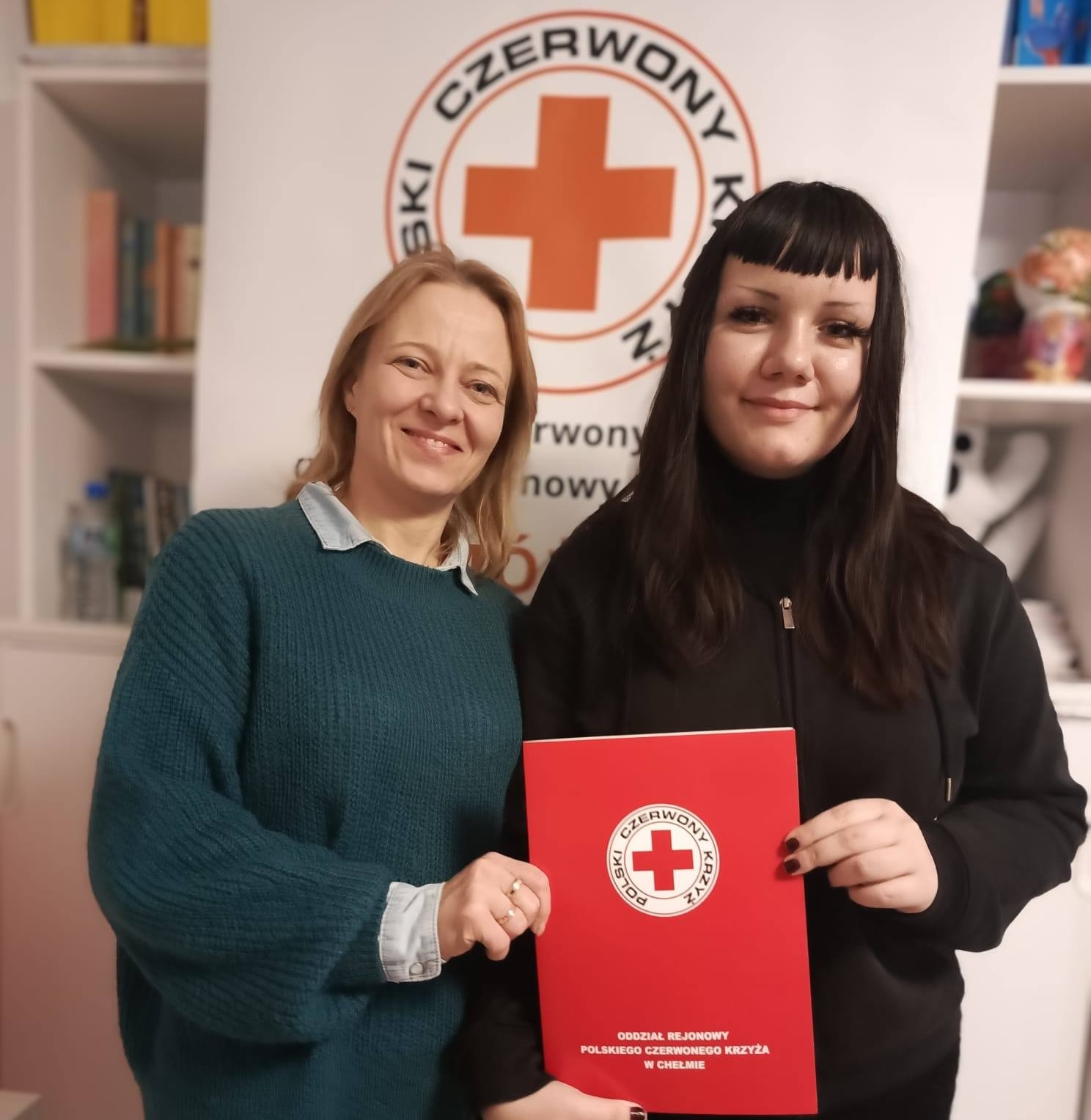 Antonina Daniluk, uczennica II LO, laureatka Olimpiady Zdrowia PCK na etapie rejonowym.