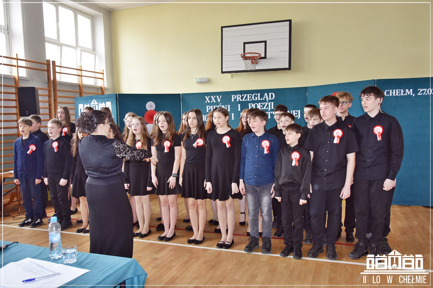 XXV Przegląd Pieśni i Poezji Religijnej i Patriotycznej w II LO w Chełmie – występy uczniów podczas konkursu
